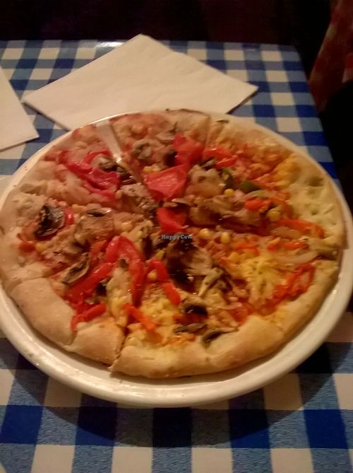 Vegan Pizza at Mamma Mia's in Newcastle Upon Tyne