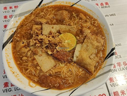 Tue special: mee siam. Nice! at Zhen Vegetarian 镇斋素食 in West Singapore