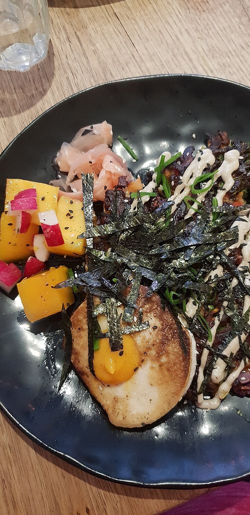 Okonomyaki, vegan at Heal.Thy Self Co in Yarraville