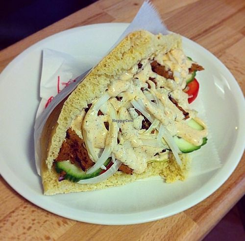 Vöner (vegan döner) with seitan at Veganatural in Giessen