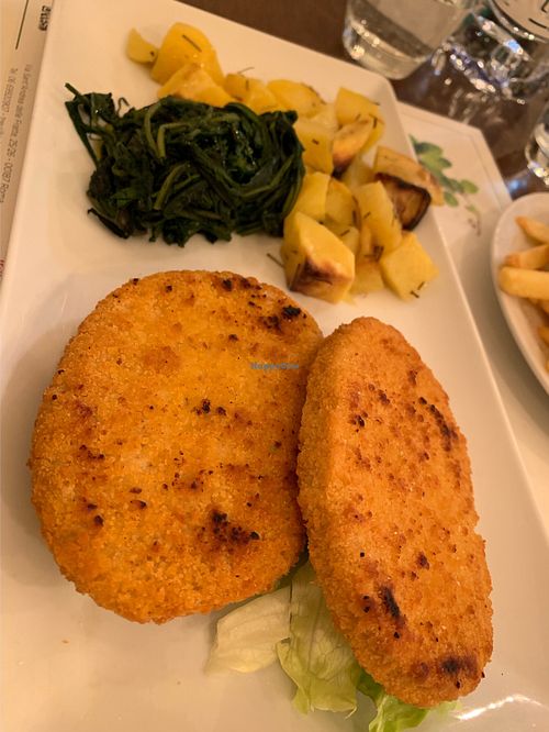 Soya cutlets  at Origano Trevi in Rome