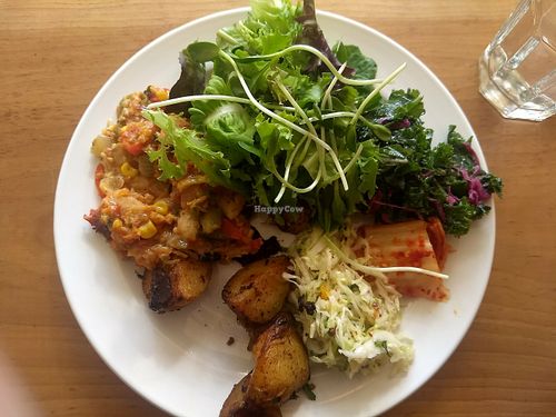 From the buffet at Jungle Cafe in Brooklyn