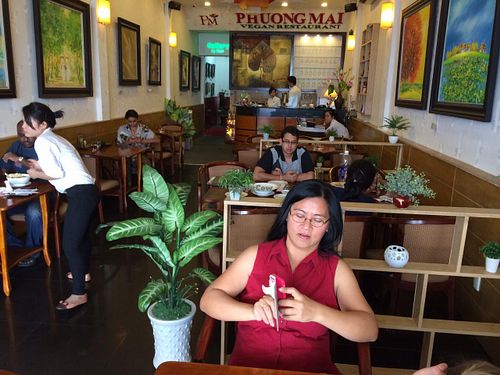 Restaurant at Phuong Mai Vegetarian Restaurant in Ho Chi Minh City