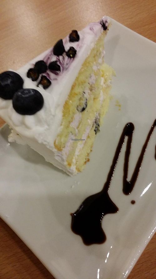 cake at Veggie Frenz Vegan Cafe in Penang