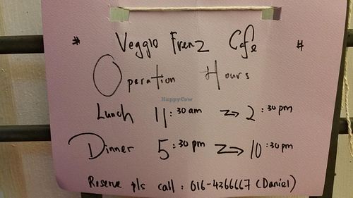 deco at Veggie Frenz Vegan Cafe in Penang