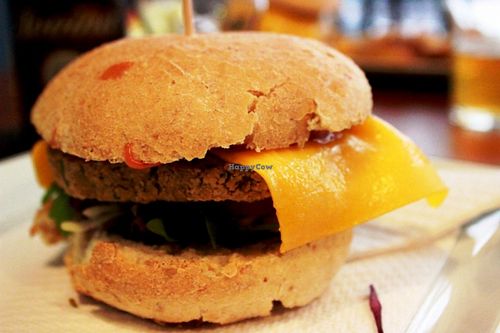 punk burger at Black Mamba Burgers and Records in Porto