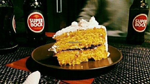 carrot cake at Black Mamba Burgers and Records in Porto