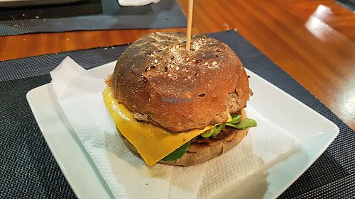 Stoner burger at Black Mamba Burgers and Records in Porto