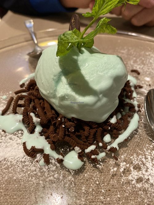 Best desert After eight spaghetti  at Ristorante Da Mario alla Fava in Venice