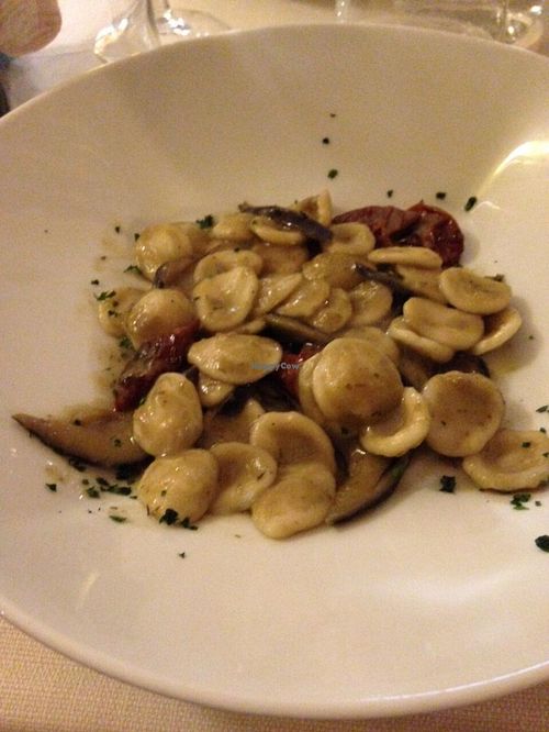 Incredible fresh orecchiette entree! at Ristorante Da Mario alla Fava in Venice