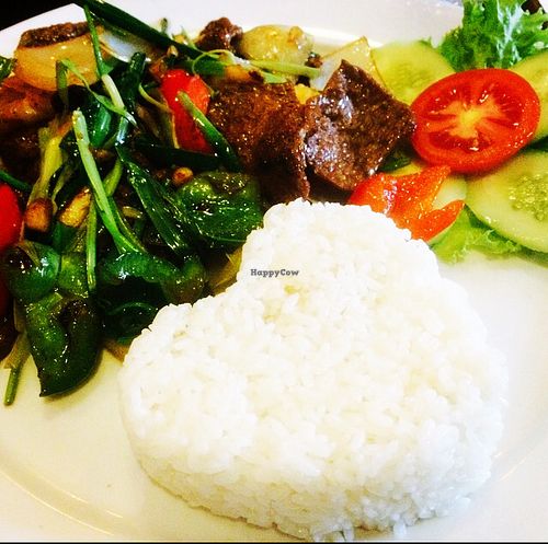 Beef Chunk w Veggies  at The Backpackers Moon in Hanoi