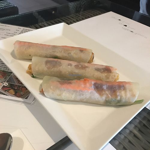 Beijing duck wraps  at Veggie House in Canley Vale