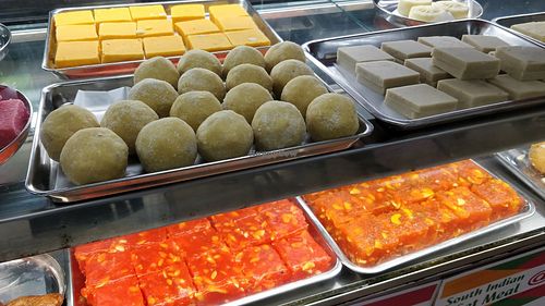 Sweets at Ananda Bhavan - Syed Alwi Rd in Central Singapore