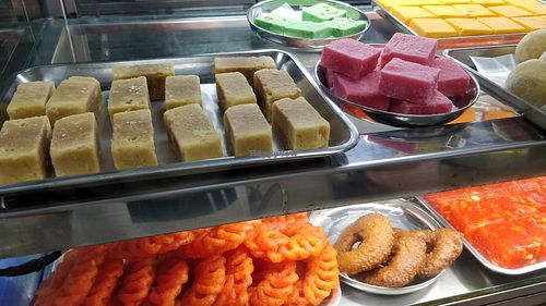 Sweets at Ananda Bhavan - Syed Alwi Rd in Central Singapore
