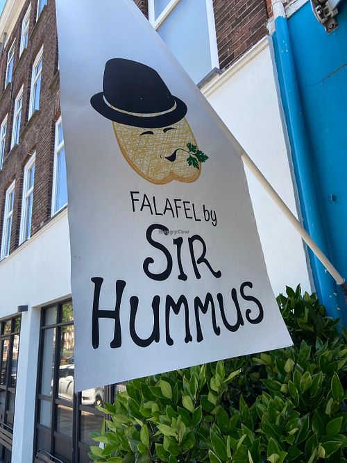 Entrance   at Sir Hummus in Amsterdam