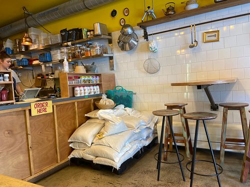 Inside   at Sir Hummus in Amsterdam