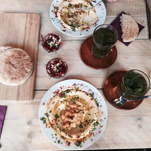 hummus at Sir Hummus in Amsterdam