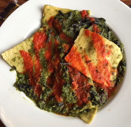 Vegetable Garden Ravioli at Soup Spoon Cafe in Lansing