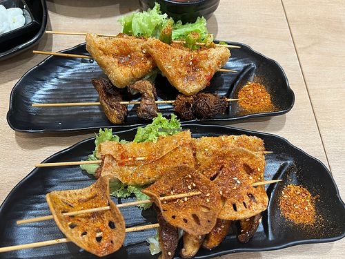 Just deep fried and glazed but very pricey  at Greendot 绿一点 - Paya Lebar in Central Singapore