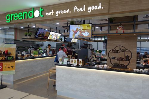 greendot shop front at Greendot 绿一点 - Paya Lebar in Central Singapore