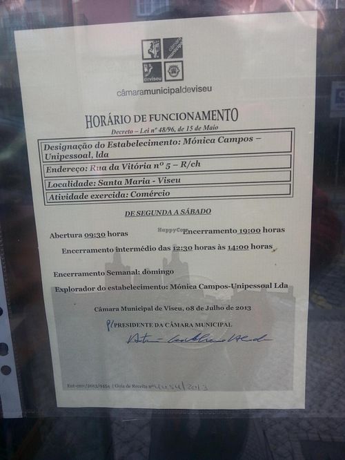 Schedule at EU and TU Cosmetica Biologica Vegan in Viseu