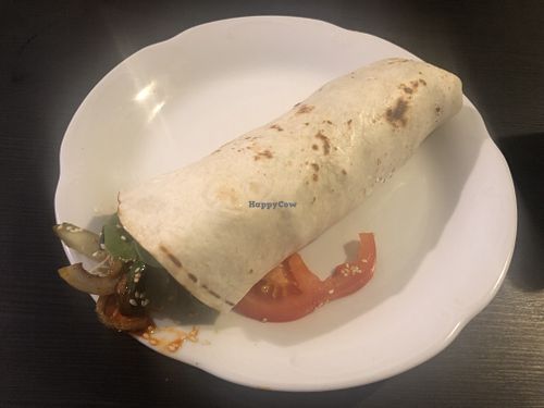 Tortilla without soya on request ;) at Tofu Bistro in Bielsko-biala