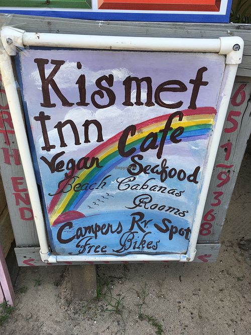 Phone number on the right side at The Kismet Inn Cafe in Hopkins