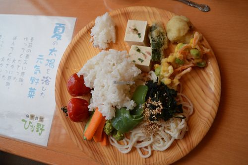 Vegan lunch at Hinano in Sapporo