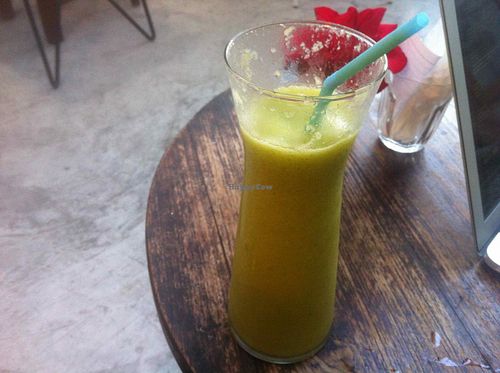 Detox smoothie at Blue Gate Cafe  in Chiang Mai