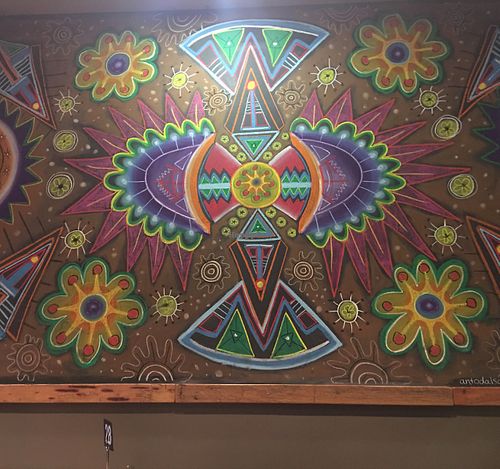 Wall Mural at Fair Espresso - James Place in Adelaide