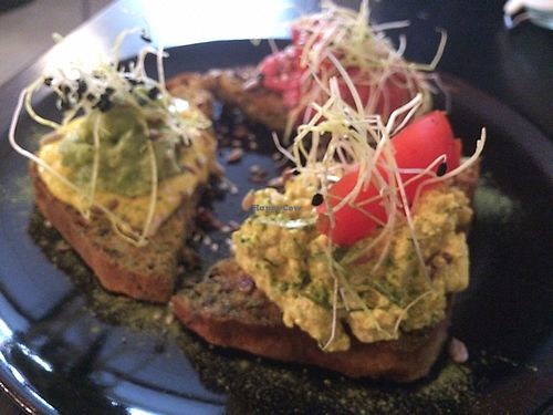 bread plate appetizer at Vegan Inspiratsioon in Tallinn