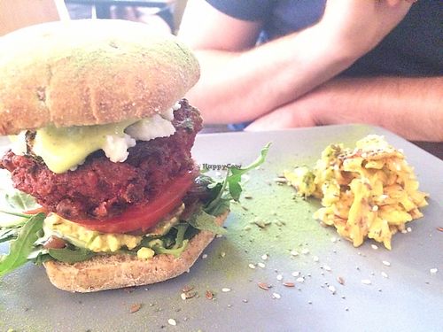 burger at Vegan Inspiratsioon in Tallinn