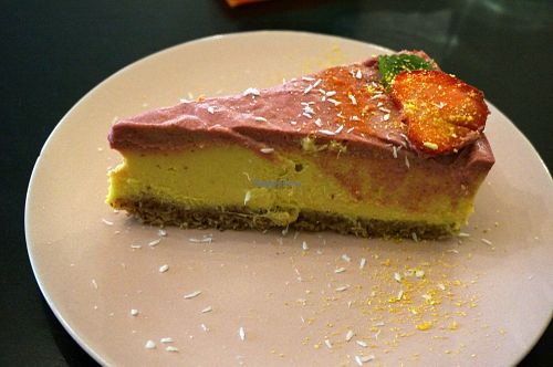 Cheesecake at Vegan Inspiratsioon in Tallinn