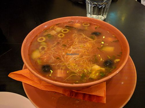 Soup at Vegan Inspiratsioon in Tallinn