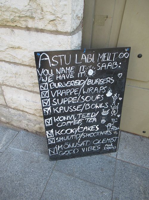 exterior at Vegan Inspiratsioon in Tallinn