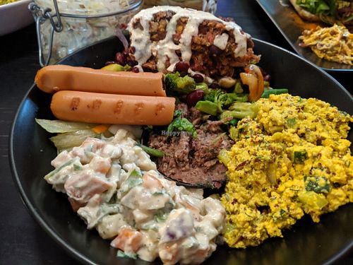 Protein bowl at Vegan Inspiratsioon in Tallinn