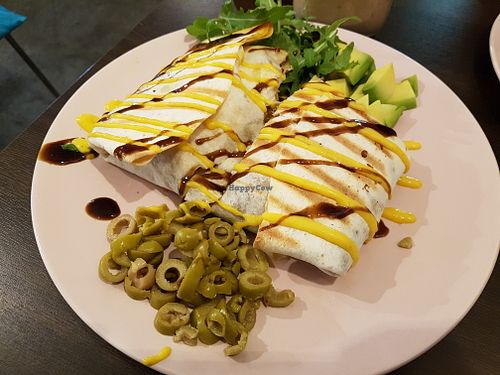 Queen burrito at Vegan Inspiratsioon in Tallinn