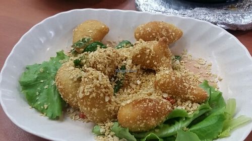 Cereal 'prawns' at Kiat Lim Vegetarian Food 吉林素食 in Northeast Singapore