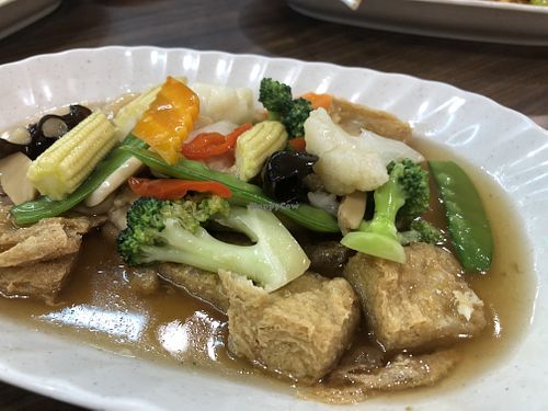 Tofu skin vegetable  at Kiat Lim Vegetarian Food 吉林素食 in Northeast Singapore