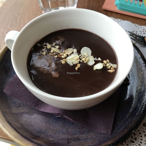 Hot chocolate   at Romeow Cat Bistrot in Rome