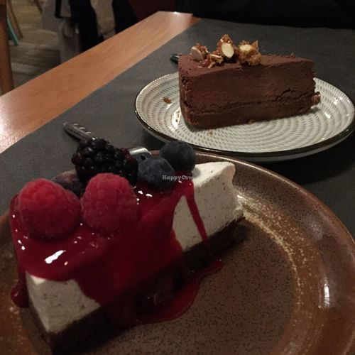 Some of the best vegan desserts in the world! at Romeow Cat Bistrot in Rome