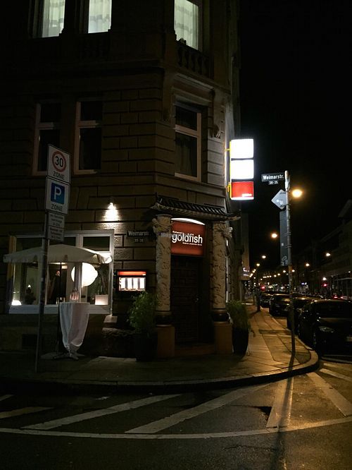 from outside at goldfish in Stuttgart