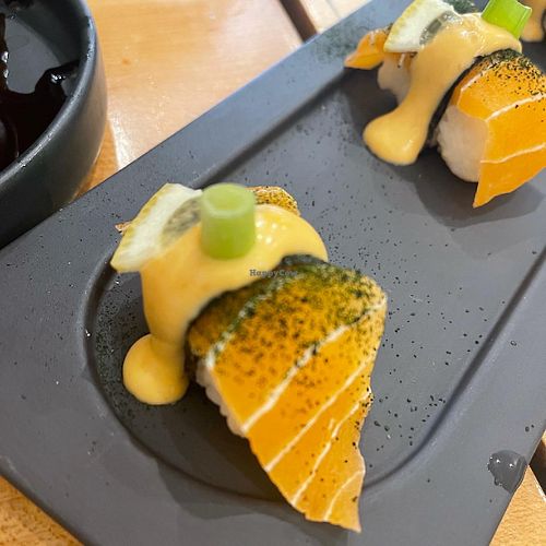 Fake Zalmon  at Beyond Sushi in New York City