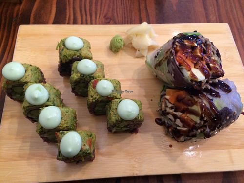 yum yum yum!! at Beyond Sushi in New York City