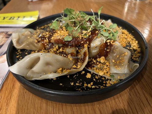 Shiitake Truffle Dumplings   at Beyond Sushi in New York City