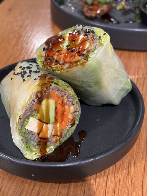 Nutty Buddy Wrap  at Beyond Sushi in New York City