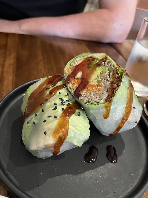 Nutty buddy wrap  at Beyond Sushi in New York City