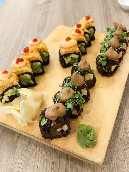 Spicy Mang & Mighty Mushroom at Beyond Sushi in New York City