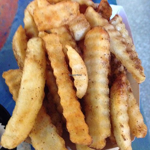 Jamaican fries at Govinda's Cafe in Atlanta