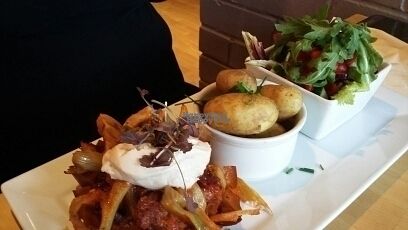 vegan food at Hullabaloo in Dumfries